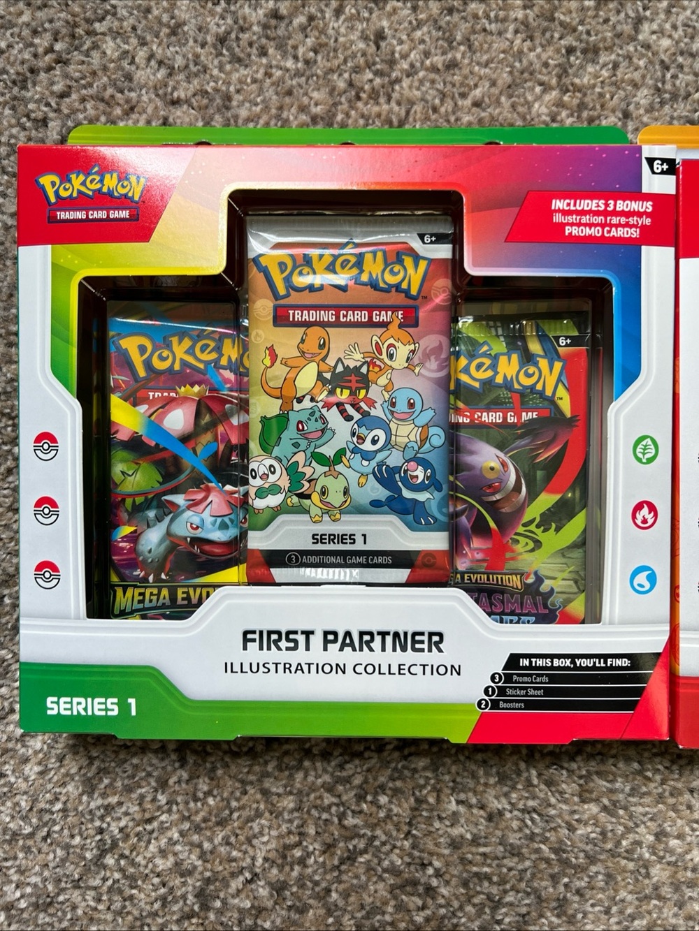 Pokémon TCG: First Partner Illustration Collection—Series 1 box